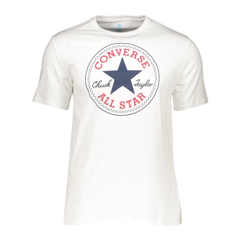 Converse Chuck Patch T-Shirt Weiss F102 - weiss