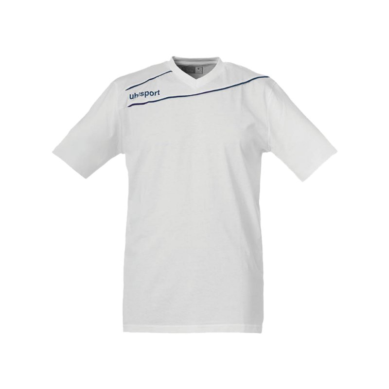 Uhlsport Baumwoll T-Shirt Stream 3.0 Weiss F10 - weiss