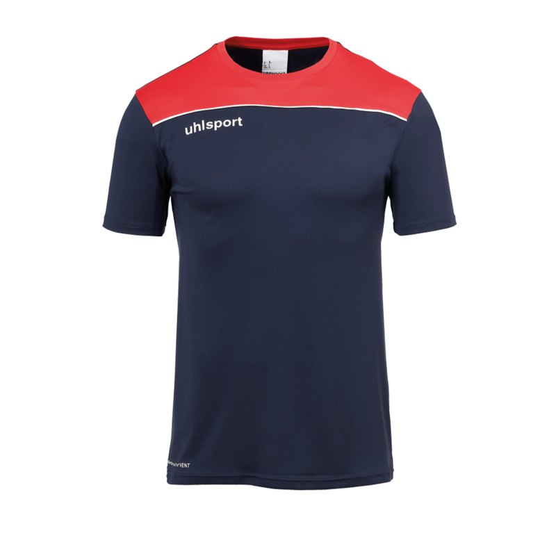 Uhlsport Offense 23 Trainingsshirt Blau Rot F10 - blau