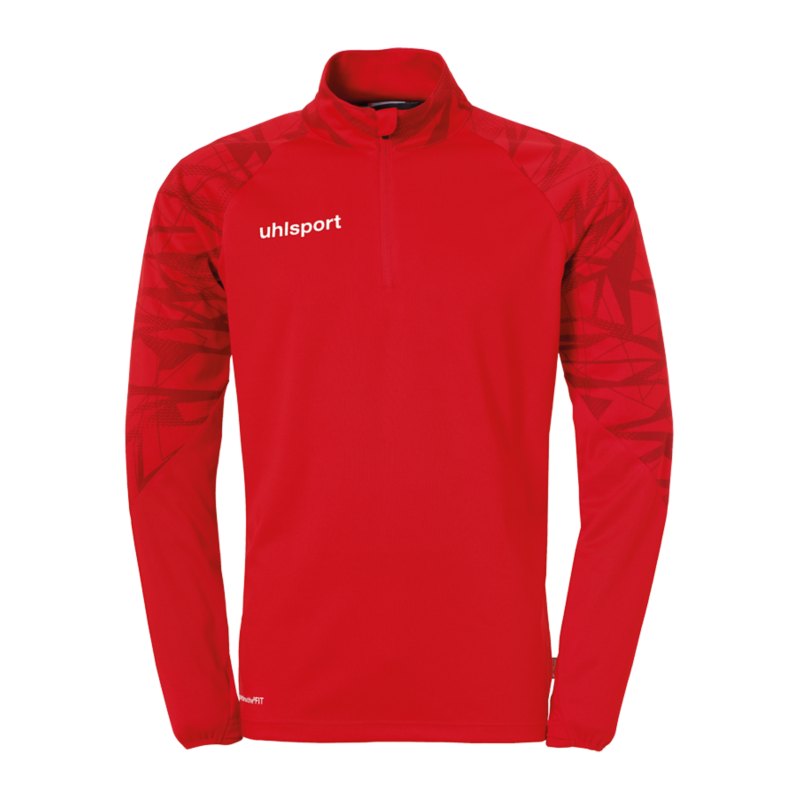 Uhlsport Goal 25 HalfZip Sweatshirt Rot F04 - rot