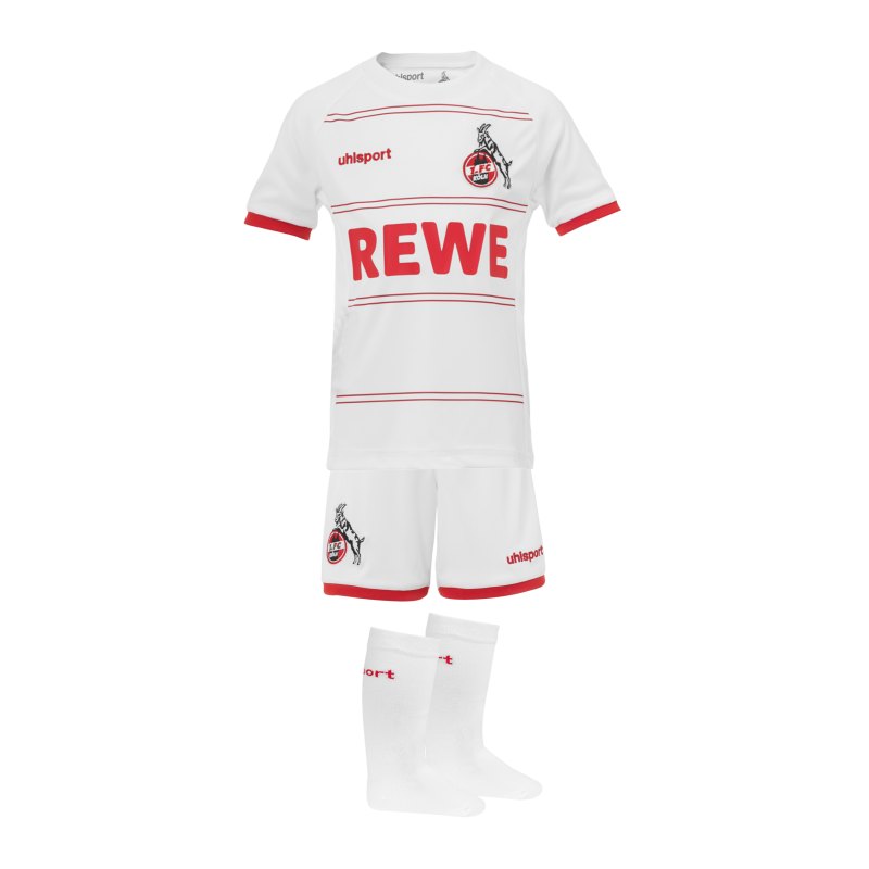 Uhlsport 1. FC Köln Mini-Kit Home 2021/2022 Weiss - weiss