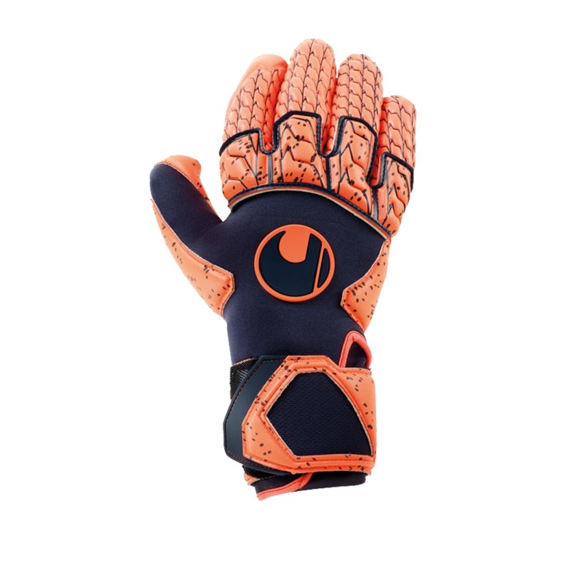 Uhlsport Next Level Supergrip Reflex TW-Handschuh Orange F01 - blau