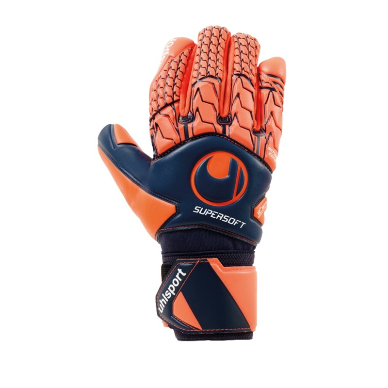 Uhlsport Next Level Supersoft HN TW-Handschuh Orange F01 - blau