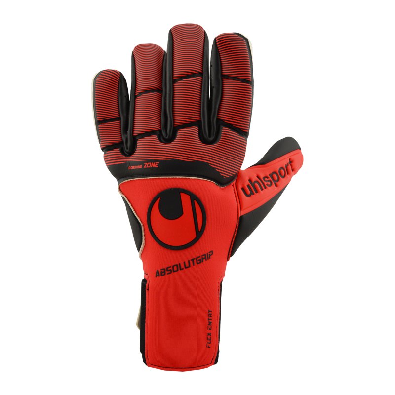 Uhlsport Pure Force Absolutgrip HN TW-Handschuh Rot Schwarz Weiss F01 - rot
