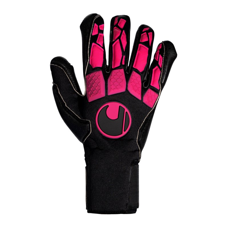 Uhlsport Hyperpink Supergrip HN #324 TW-Handschuhe Schwarz Pink F120 - schwarz