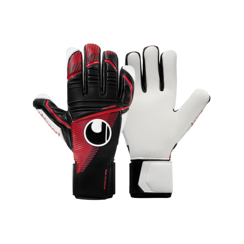 Uhlsport Powerline Absolutgrip HN TW-Handschuhe Schwarz Rot F01 - schwarz