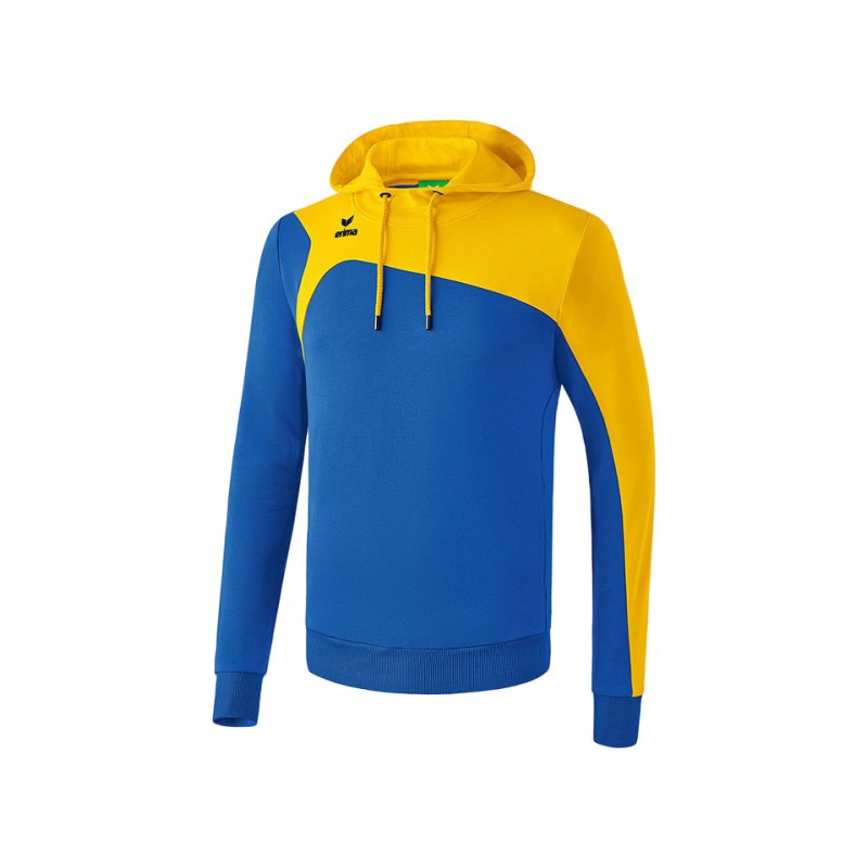 Erima Kapuzensweatshirt Club 1900 2.0 Blau Gelb - blau