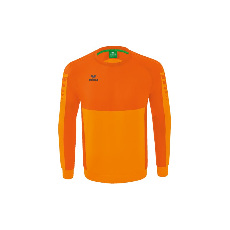 Erima Six Wings Sweatshirt Kids Orange Orange - orange