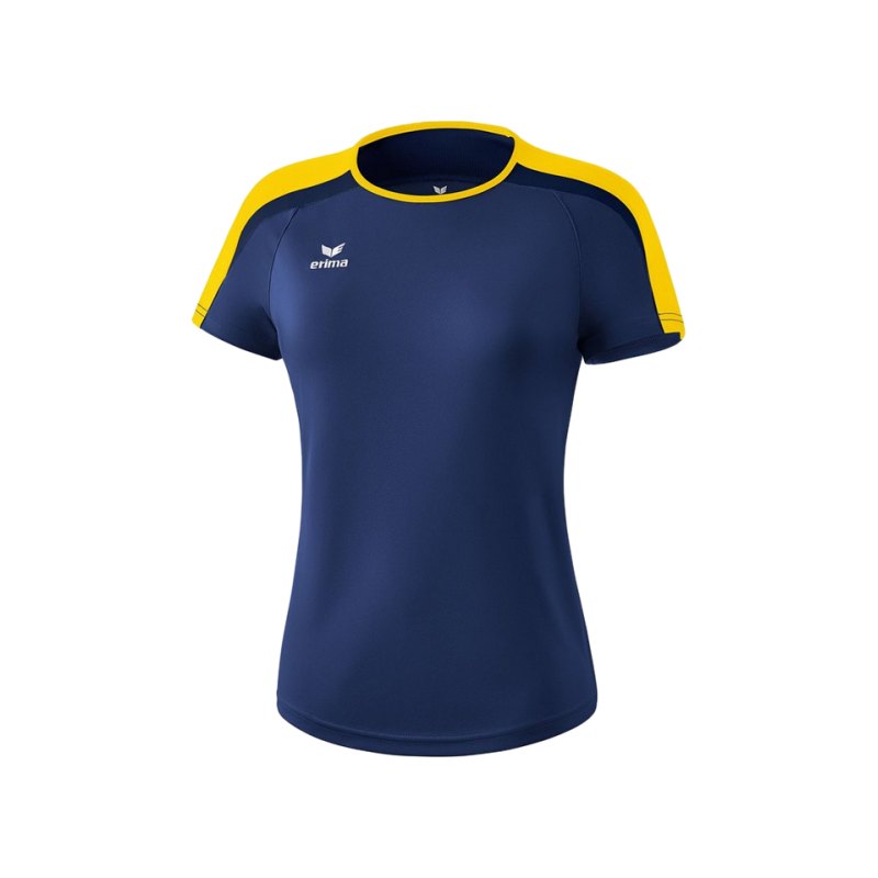 Erima Liga 2.0 T-Shirt Damen Blau Gelb - blau