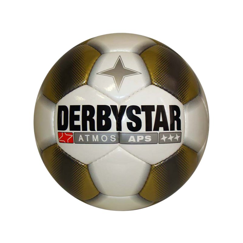 Derbystar Spielball Atmos APS Weiss Gold - weiss