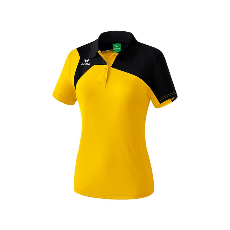 Erima Poloshirt Club 1900 2.0 Damen Gelb Schwarz - gelb