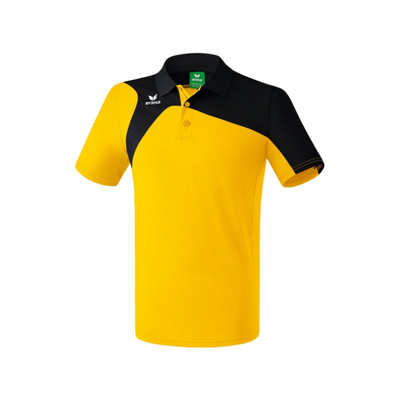 Erima Poloshirt Club 1900 2.0 Gelb Schwarz - gelb