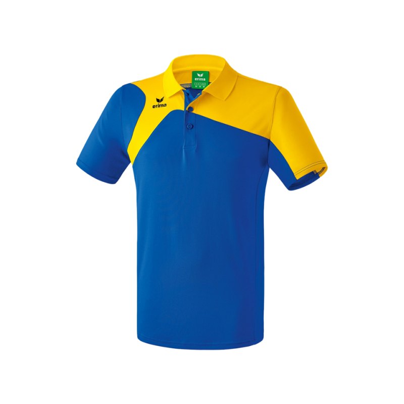 Erima Poloshirt Club 1900 2.0 Blau Gelb - blau