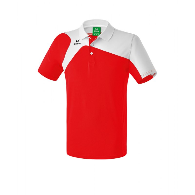 Erima Poloshirt Club 1900 2.0 Kinder Rot Weiss - rot