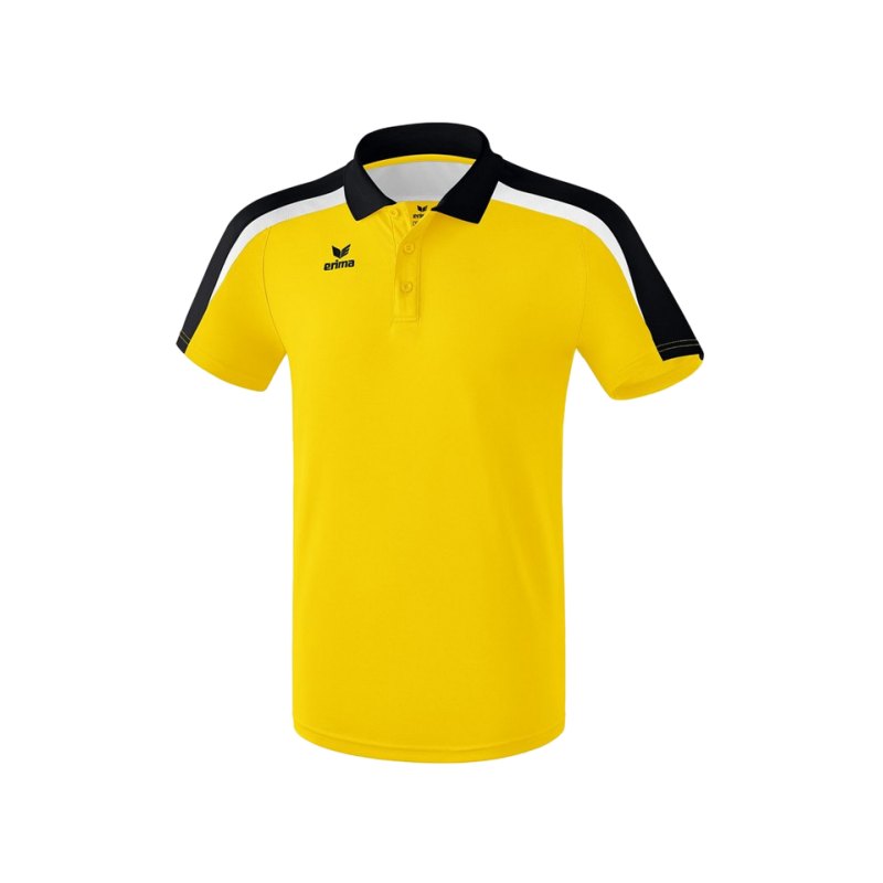 Erima Liga 2.0 Poloshirt Kids Gelb Schwarz Weiss - gelb