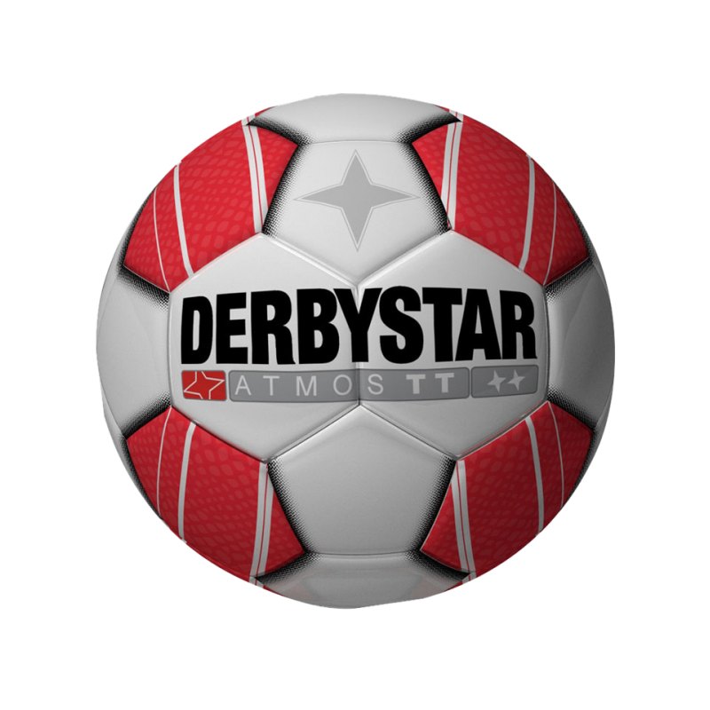 Derbystar Trainingsball Atmos TT Weiss Rot F130 - weiss