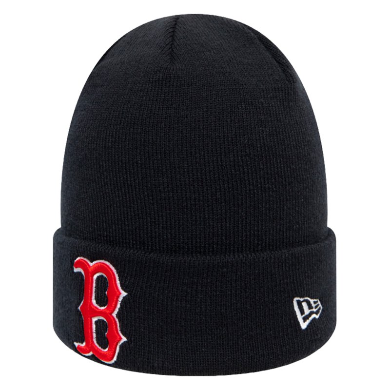 New Era Boston Red Sox Essential Cuff Beanie Rot - rot