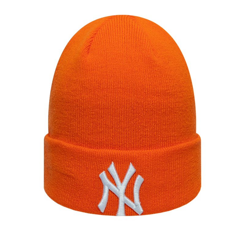 New Era NY Yankees Beanie Mütze Orange - orange