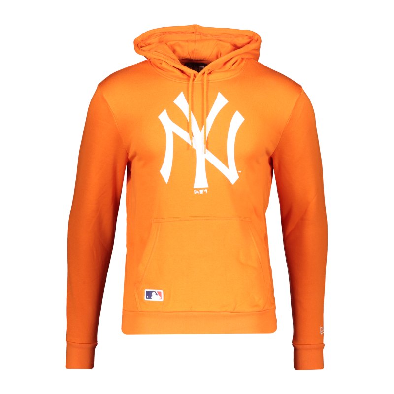 New Era NY Yankees Team Logo Hoody FSORWHI - orange