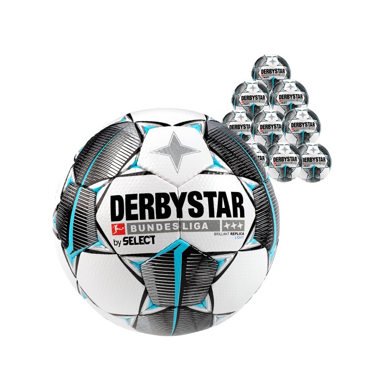 Derbystar Bundesliga Bril. Replica Light 20x Gr.4 Weiss F019 - weiss
