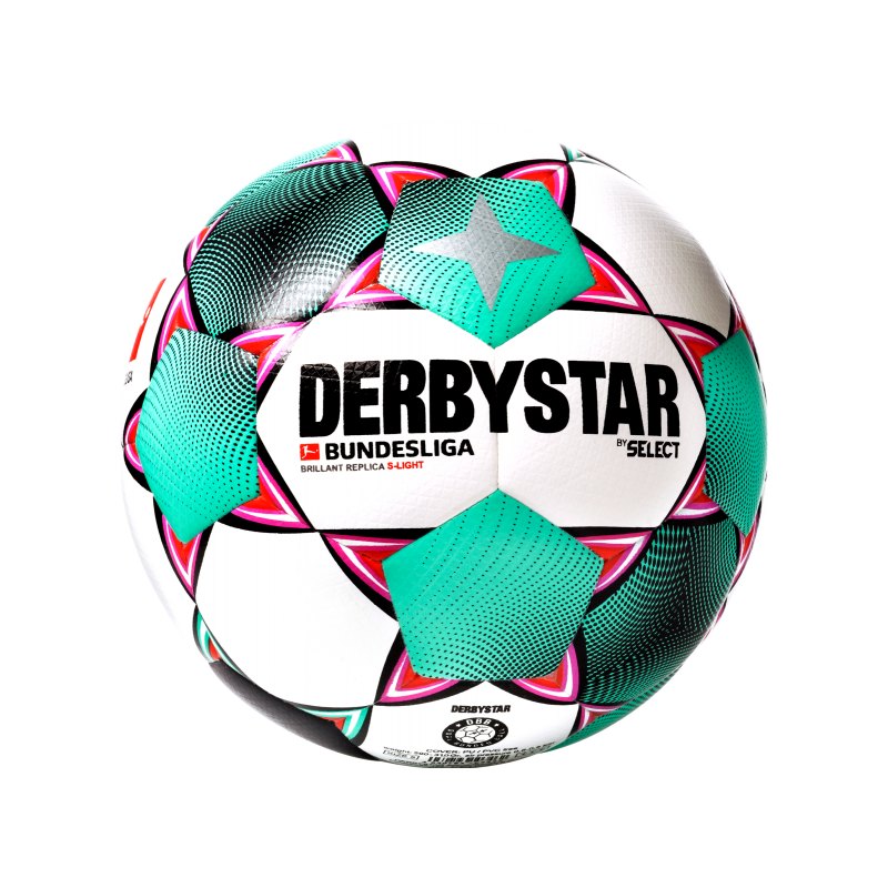 Derbystar BL Brillant Replica SLight 290 Gramm Trainingsball Weiss F020 - weiss