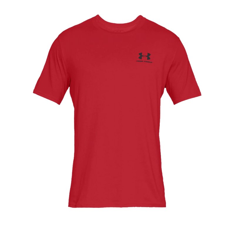 Under Armour Sportstyle Left Chest T-Shirt F600 - rot