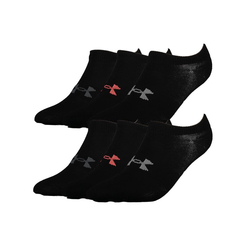 Under Armour Essentials 6er Pack Socken Damen F001 - schwarz