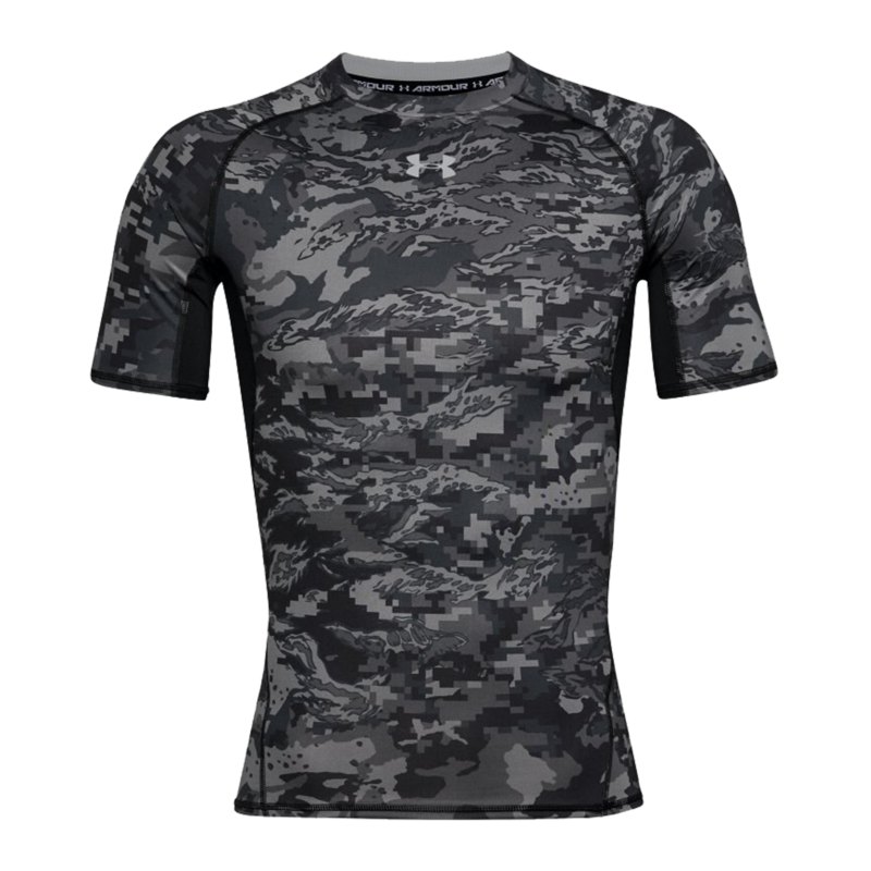 Under Armour Heatgear Print T-Shirt Schwarz F003 - schwarz