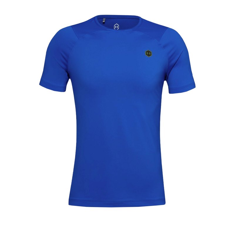 Under Armour HG Rush Fitted Shortsleeve F486 - blau