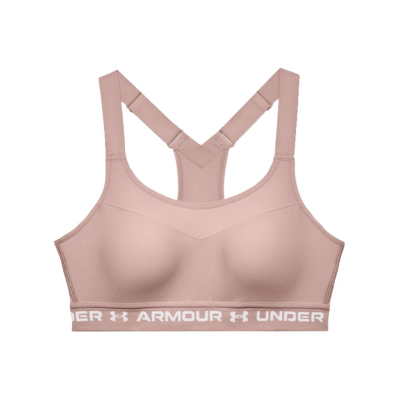 Under Armour Crossback High Sport-BH Damen F667 - pink