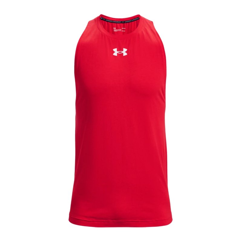 Under Armour Baseline Cotton Tanktop Rot F600 - rot