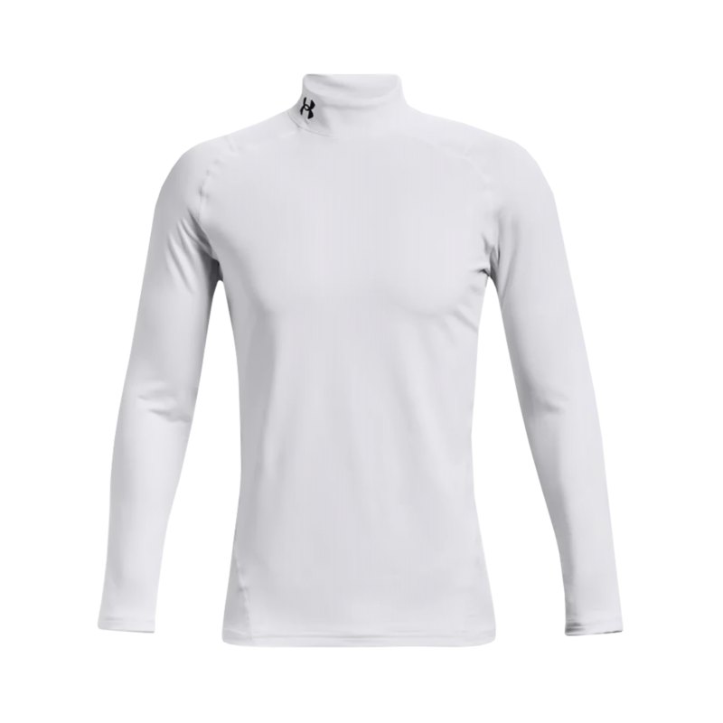 Under Armour ColdGear Fitted Mock langarm F100 - weiss