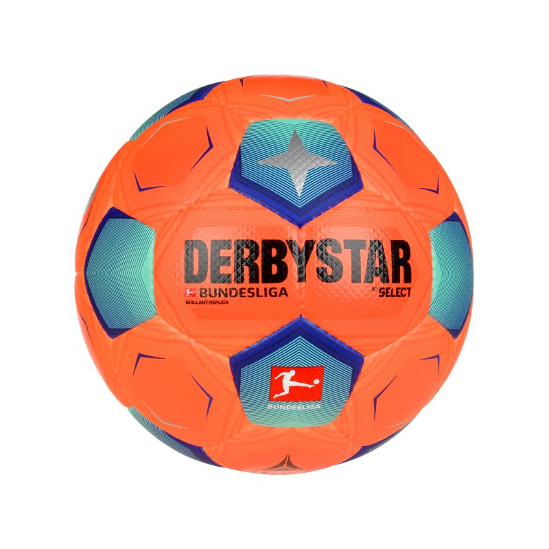 Derbystar Bundesliga Brillant Replica High Visible v23 Trainingsball F023 - weiss