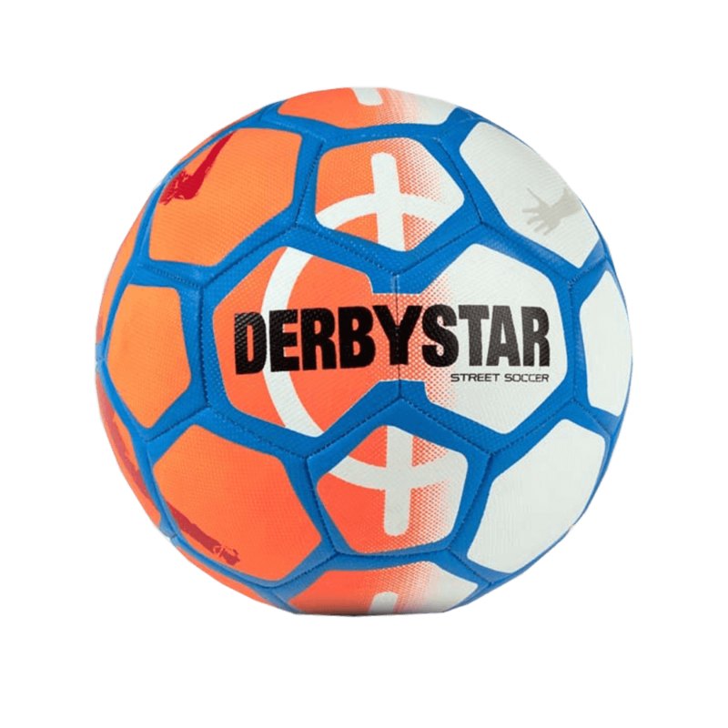 Derbystar Street Soccer Fussball Orange Weiss F716 - orange