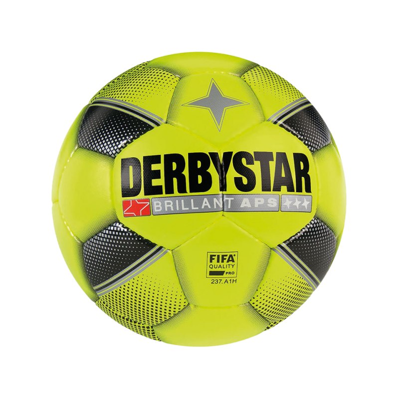 Derbystar Brillant APS Spielball Gelb Schwarz F529 - gelb