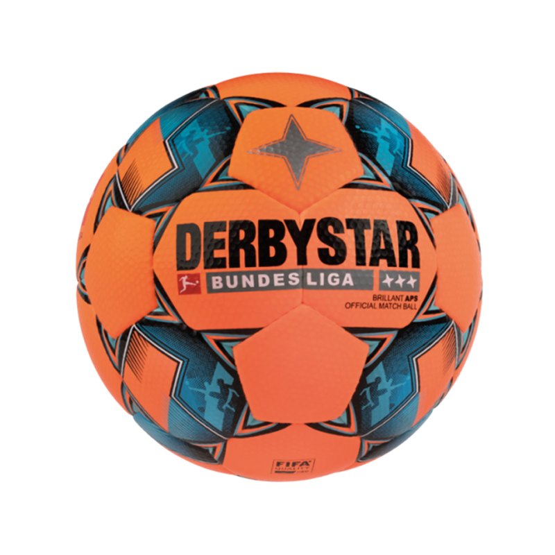 Derbystar Bundesliga Brillant APS Winter Fussball F729 - orange