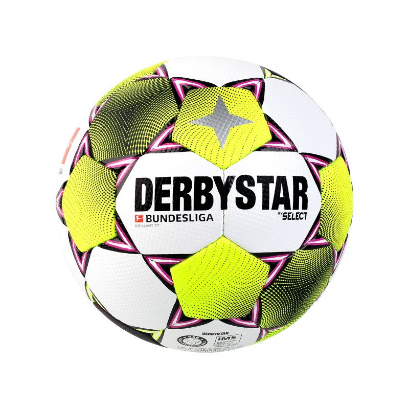 Derbystar Bundesliga Brillant TT Trainingsball Weiss F020 - weiss