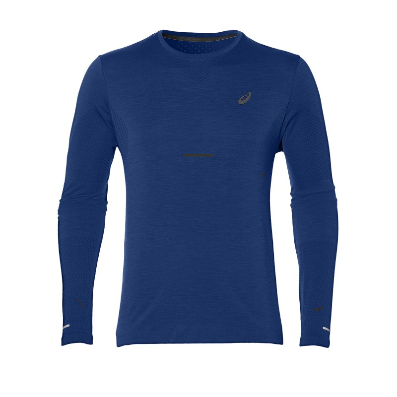 Asics Seamless LS Shirt Running Blau F404 - blau