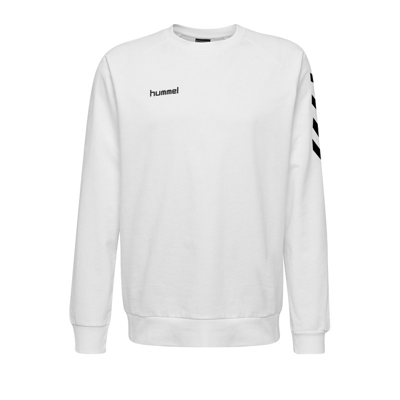 Hummel Cotton Sweatshirt Kids Weiss F9001 - Weiss