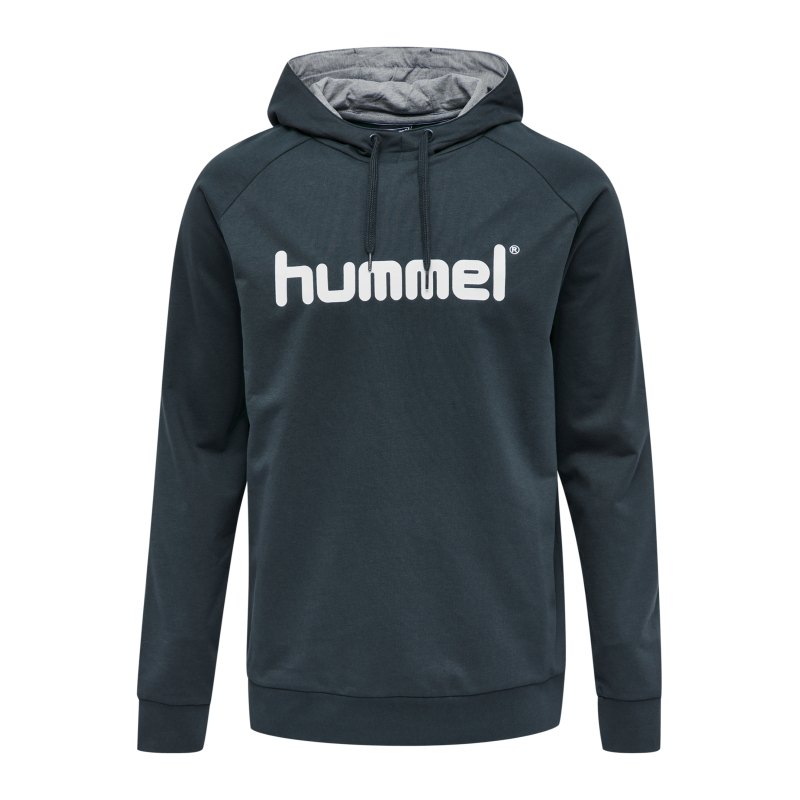 Hummel hmlGO Cotton Logo Hoody Blau F8571 - blau