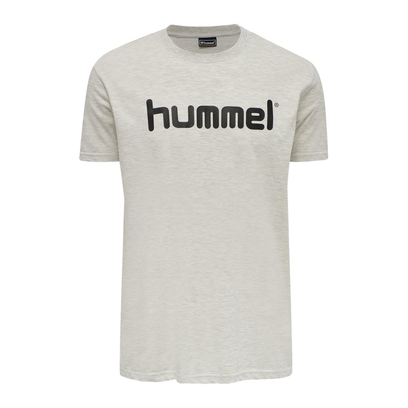 Hummel Cotton T-Shirt Logo Beige F9158 - beige