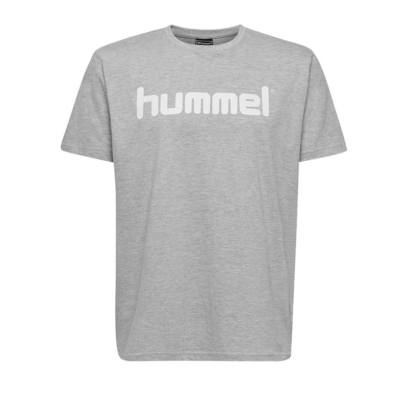Hummel Cotton T-Shirt Logo Grau F2006 - Grau