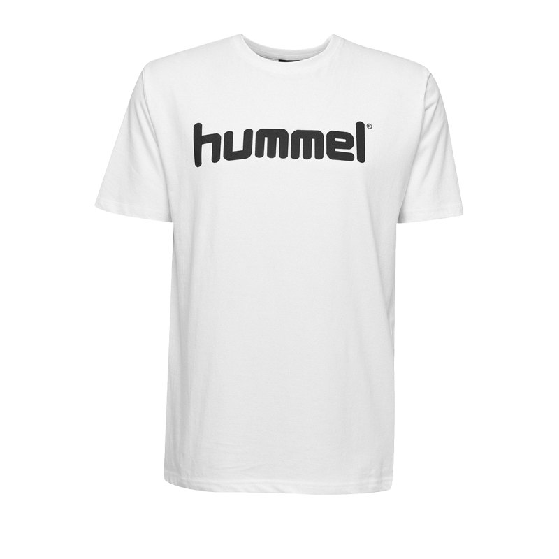 Hummel Cotton T-Shirt Logo Kids Weiss F9001 - Weiss