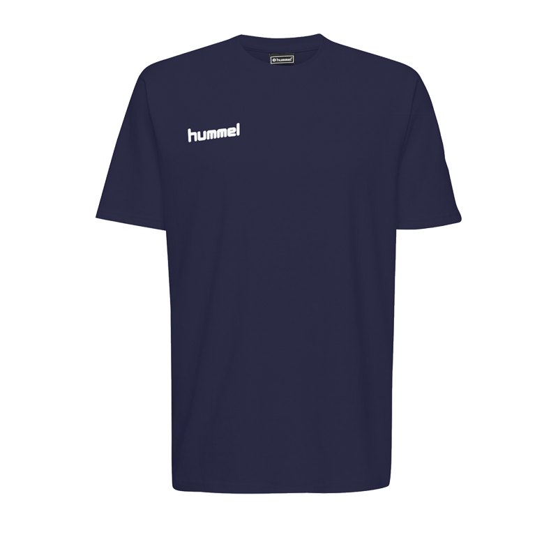 Hummel Cotton T-Shirt Blau F7026 - Blau