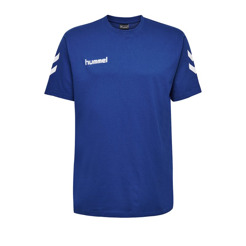 Hummel Cotton T-Shirt Kids Blau F7045 - Blau
