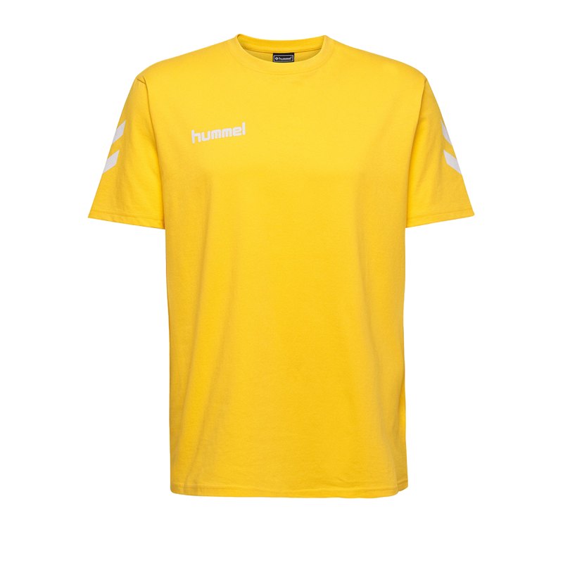 Hummel Cotton T-Shirt Kids Gelb F5001 - Gelb
