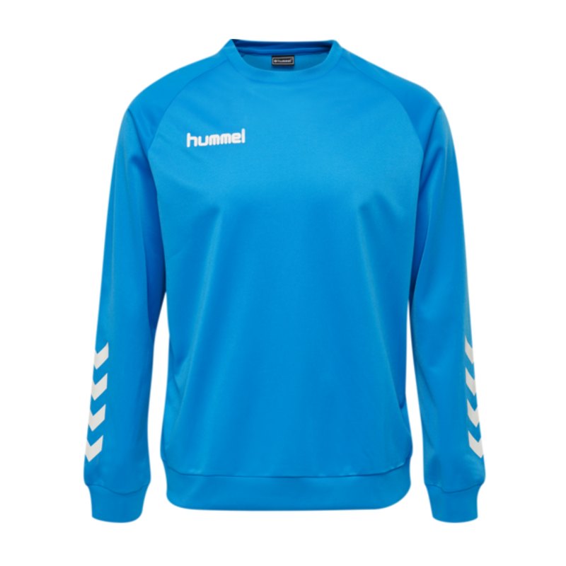 Hummel hmlPROMO Poly Sweatshirt Kids Blau F7428 - blau