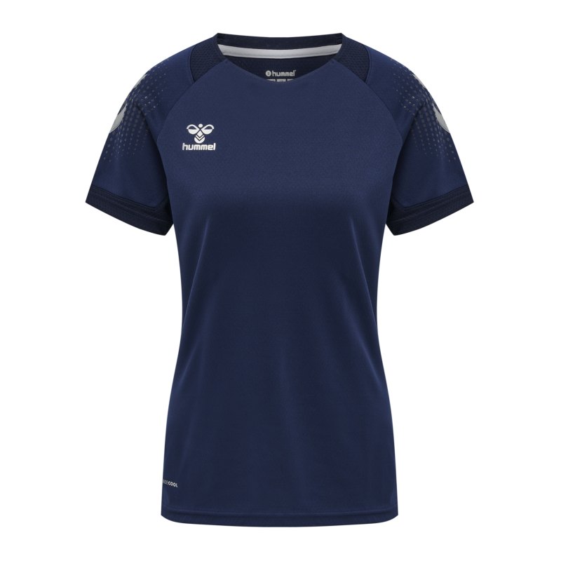 Hummel hmlLEAD Trainingsshirt Damen Blau F7026 - blau