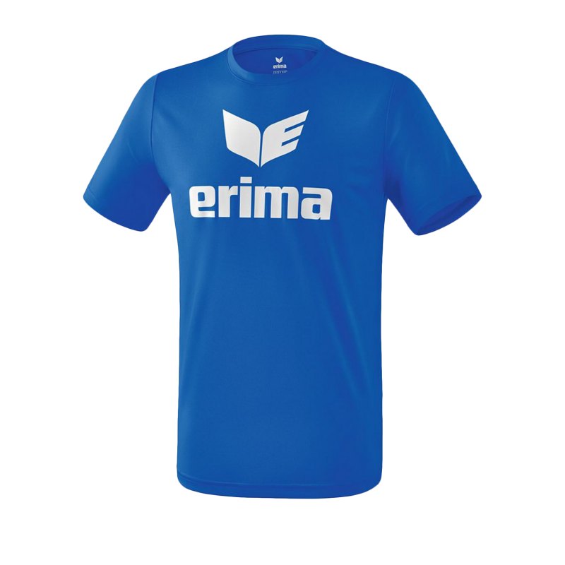 Erima Funktions Promo T-Shirt Kids Blau Weiss - Blau