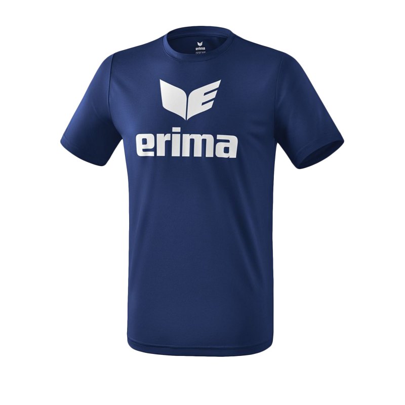 Erima Funktions Promo T-Shirt Blau Weiss - Blau